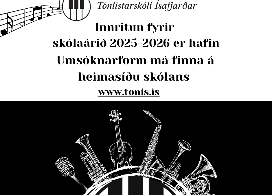 Innritun fyrir skólaárið 2025-2026