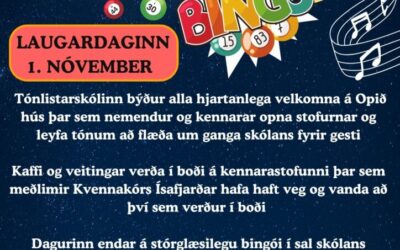 Opið hús & Bingó 1. nóvember