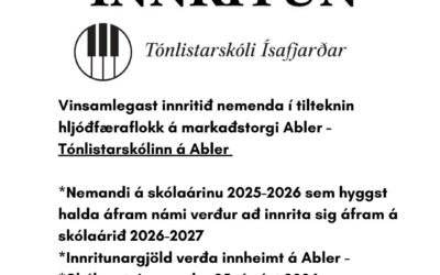 Innritun fyrir skólaárið 2026-2027 – með breyttu sniði